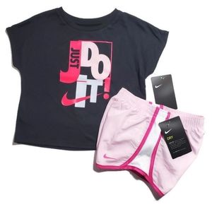 NWT Nike 4T Girl Tee-shirt & Shorts